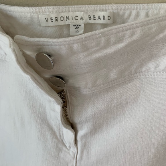 VERONICA BEARD SZ 10 WHITE JEANS - Picture 5 of 6